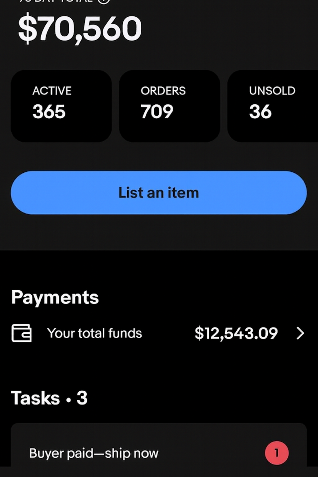 Client result screenshot
